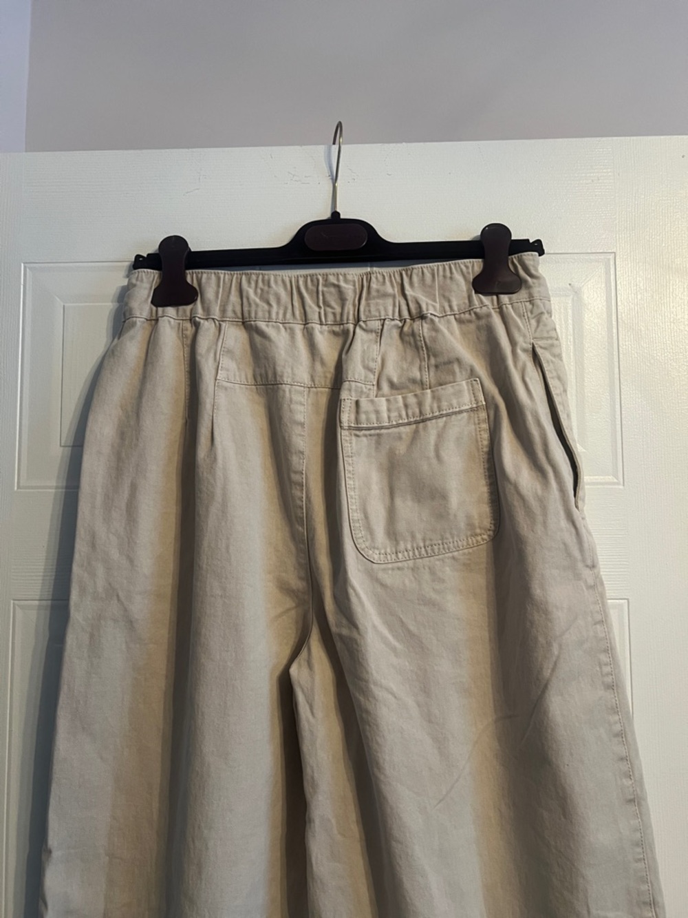 Free People After Love Cuff Pant in Sandshell Beige Small - Picture 8 of 8